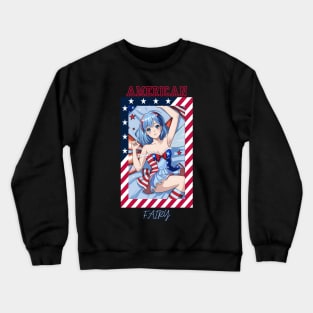 American Flag Fairy Crewneck Sweatshirt